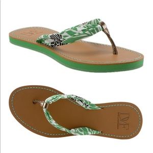 Diane Von Furstenberg Lana Flat Thong Sandal